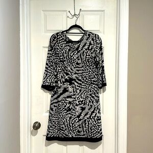 Black and white Calvin Klein dress